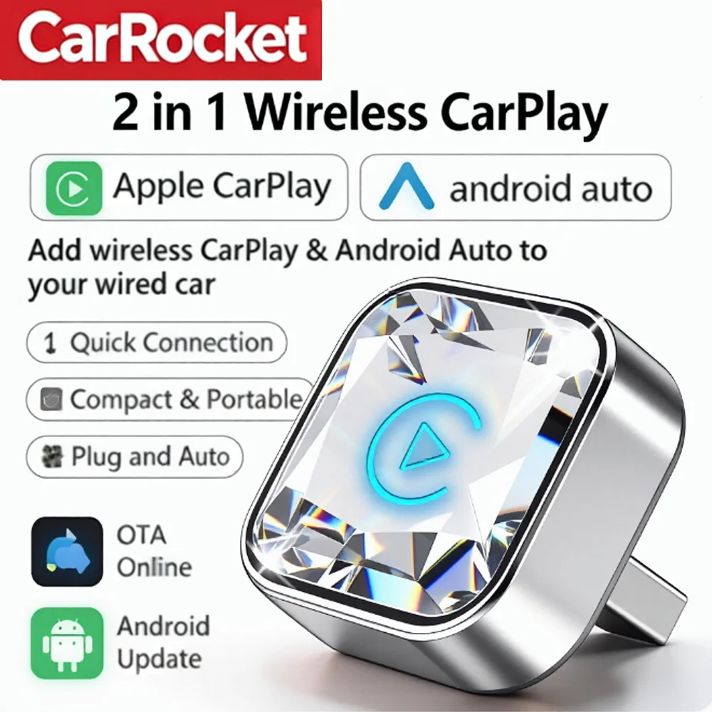 Car Accessories Usa - Adaptador Sem Fio CarRocket Mini 2