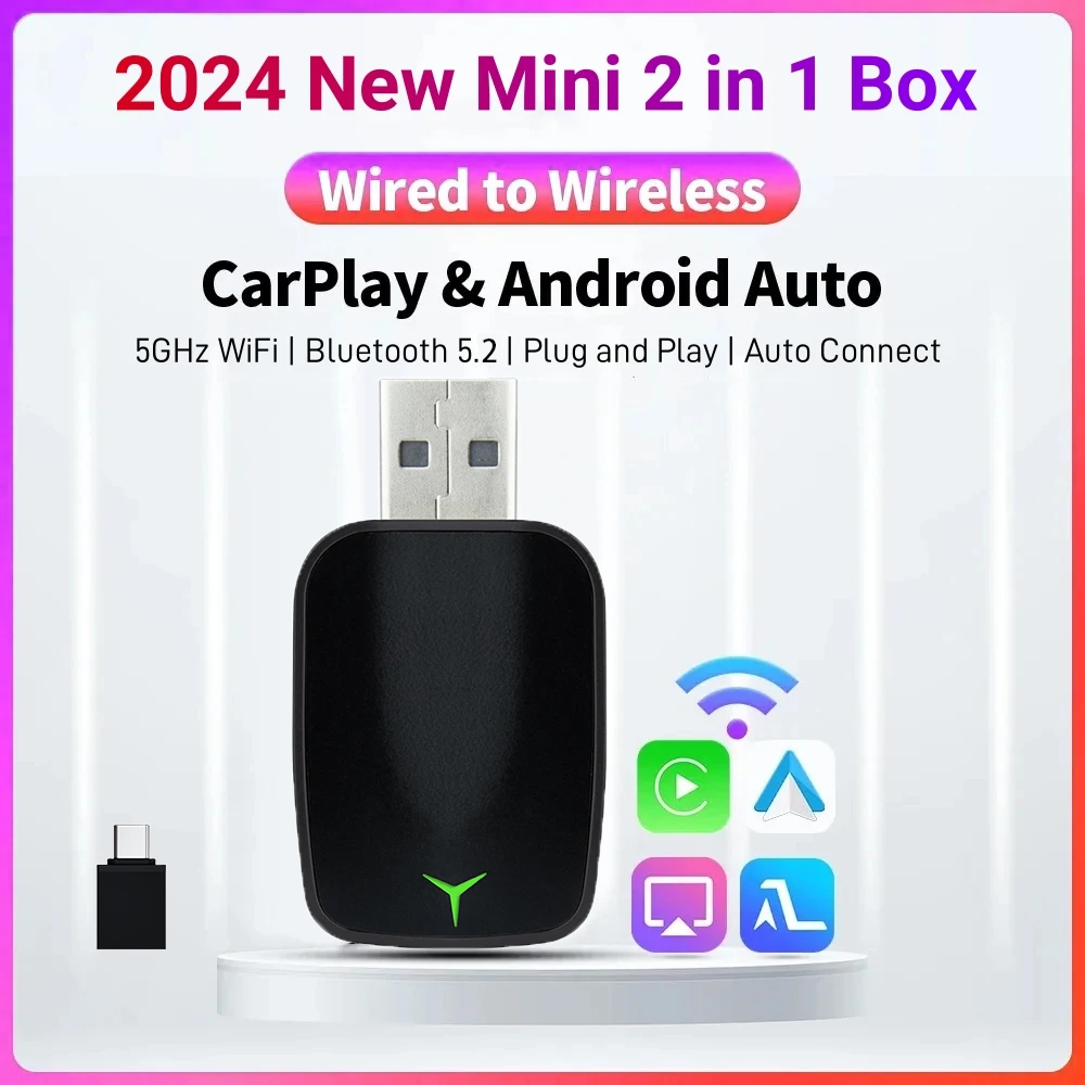 Car Accessories Usa - Novo com fio para carplay sem