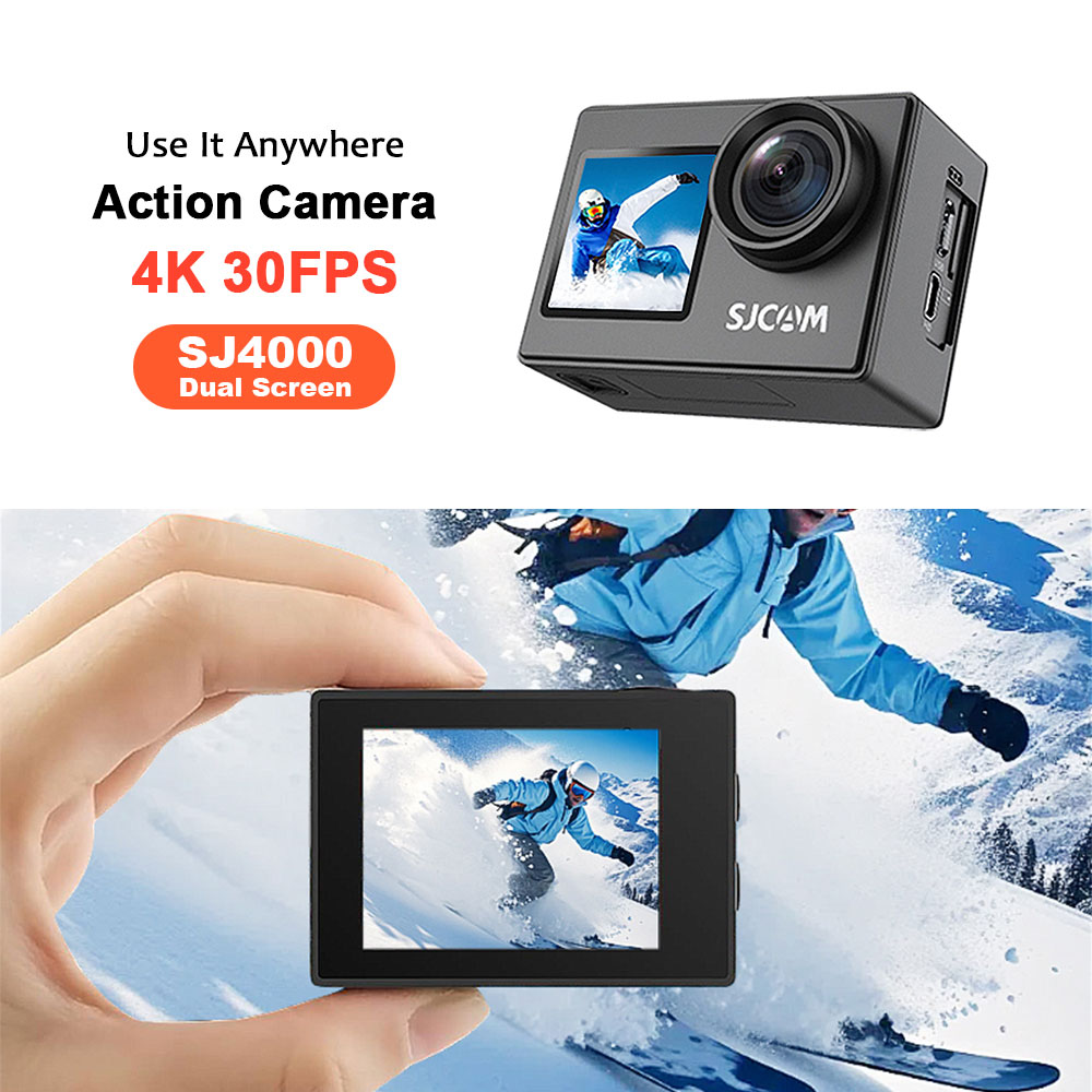 Car Accessories Online - Câmera de Ação SJCAM SJ4000 4K/30