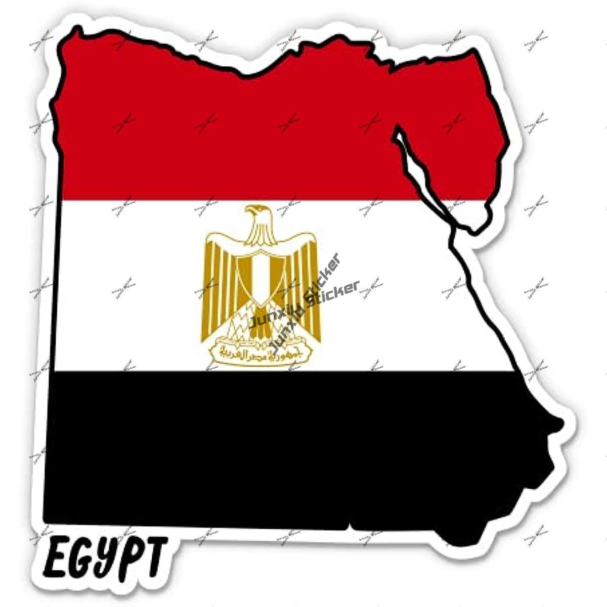 Car Accessories Egypt - Decalque do egito mapa do egito