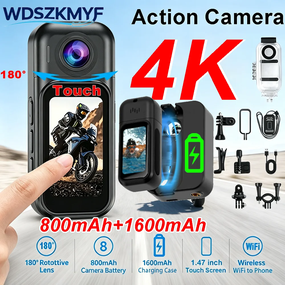 Câmera de Vlog Mini WiFi 4K/10 - Car Accessories Online avaliação e preço