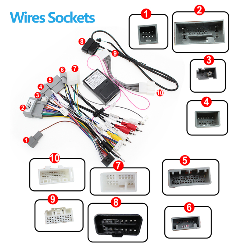 16pin carro android rádio esté - Car Accessories Usa avaliação e preço
