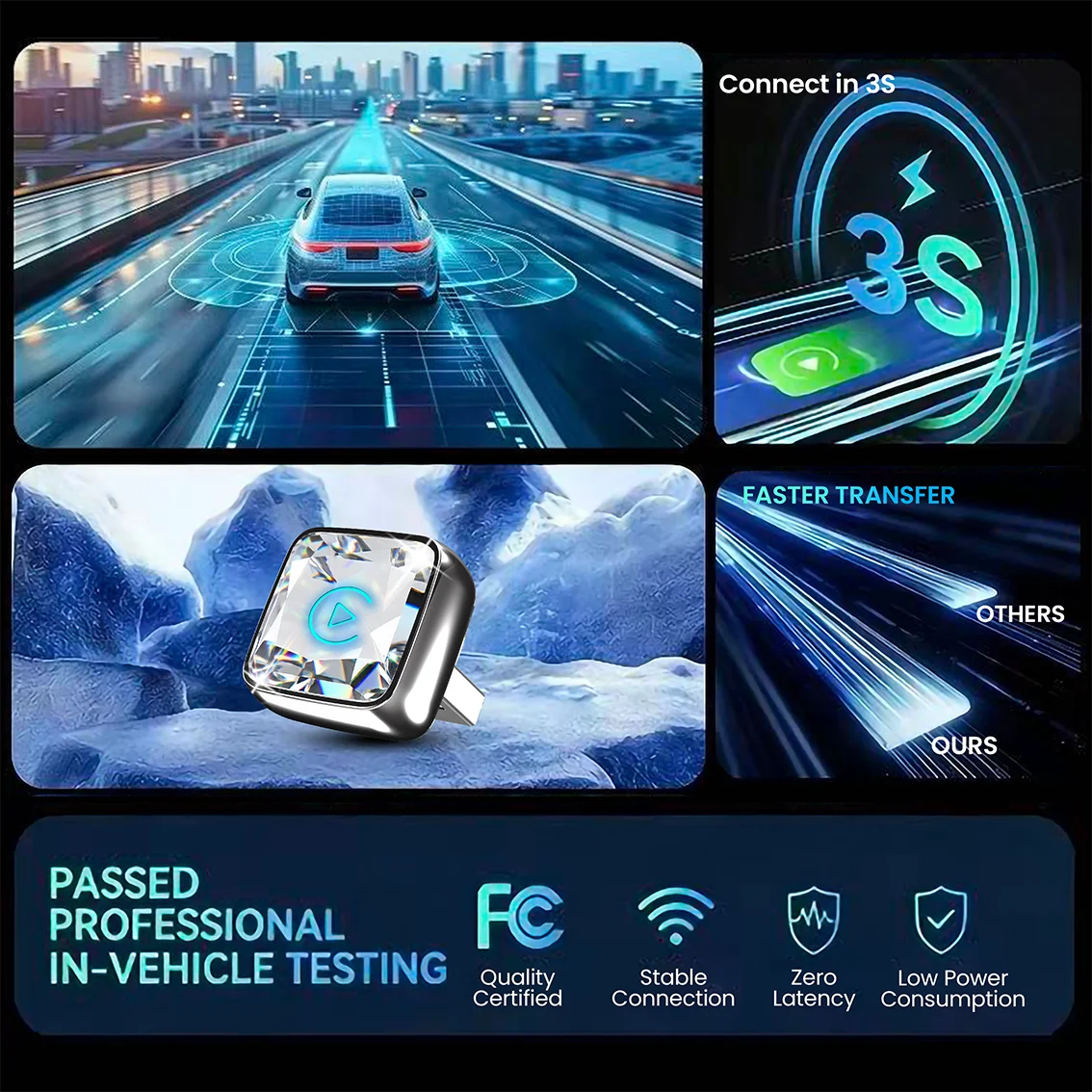 Adaptador Sem Fio CarRocket Mi - Car Accessories Usa avaliação e preço