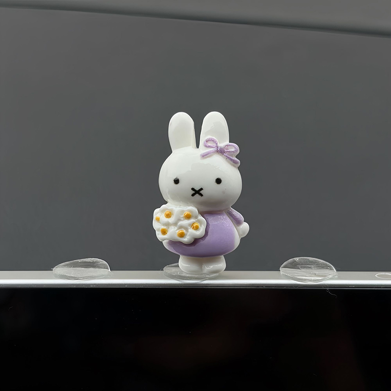 Figura Miniatura Kawaii Miffy  - Car Accessories Girly avaliação e preço