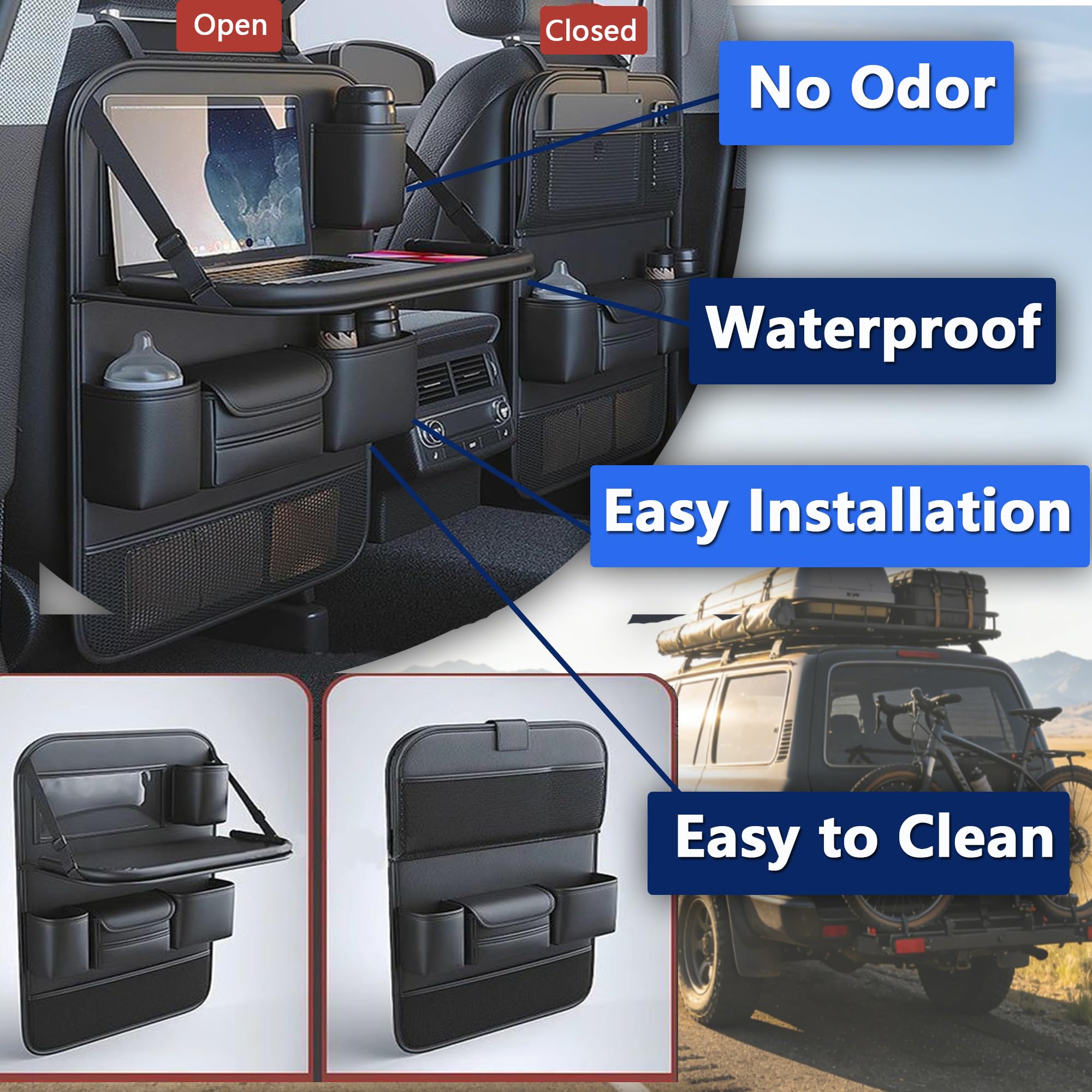 Organizador Multifuncional par - Back Seat Car Table avaliação e preço
